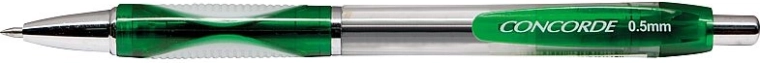Penna gel Concorde Fortuna con inchiostro verde 0,5 mm