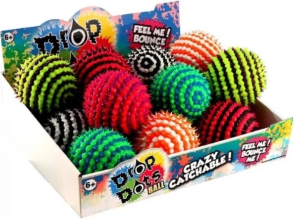 Pallina DropDot con rilievi 6,5 cm