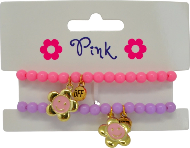Braccialetti con girasole in metallo per bambini – set da 2 pezzi