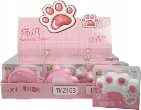 Paw gniotek antistress da schiacciare – espositore 12 pz