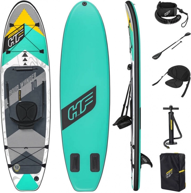 Bestway Hydro-Force Aqua Wander TravelTech paddleboard SUP gonfiabile 305 × 84 × 12 cm con pagaia