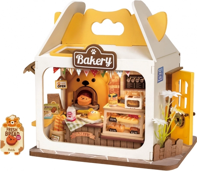 Casetta in miniatura Pasticceria dell’Orsetto con illuminazione LED – ROLIFE