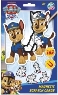 Immagini da grattare magnetiche Paw Patrol – set di 10 magneti