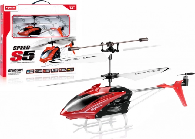 Elicottero Syma S5 telecomandato rosso
