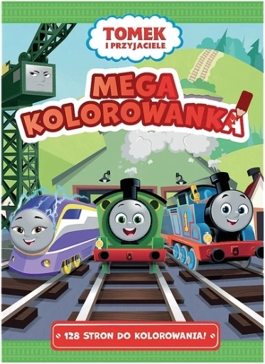 Tomek e gli amici (Thomas & Friends) mega libro da colorare per bambini