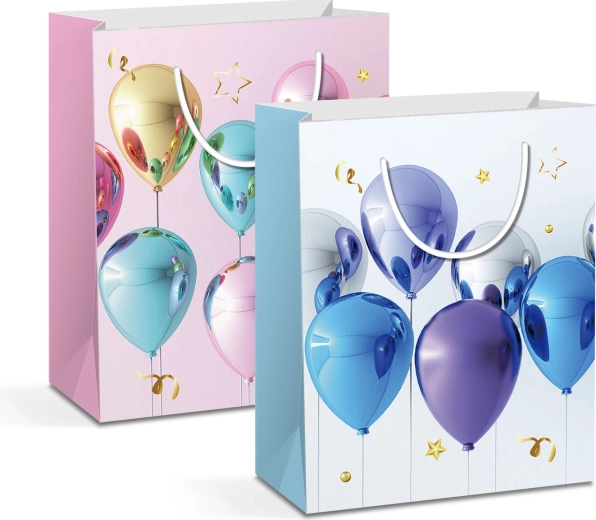 Borsa regalo di carta per bottiglia - 1 pezzo
