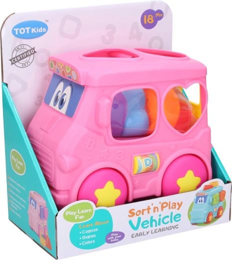Gioco a incastro autobus 16 cm