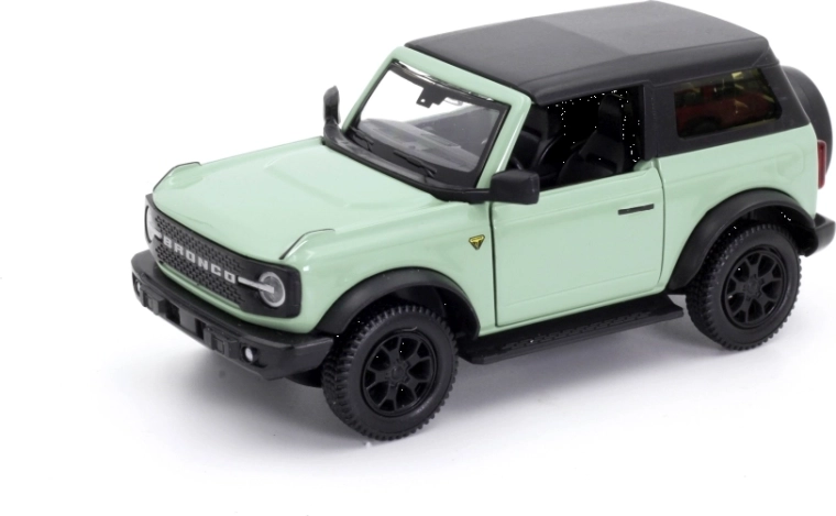 Modello in metallo Ford Bronco Badlands 2023 con soft top 1:32/39