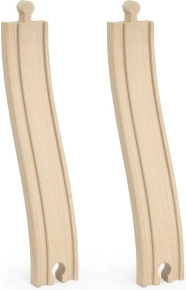 Binari in legno sopraelevati 2 pz