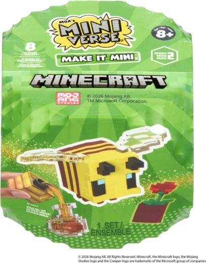 MGA's Miniverse Make It Mini Minecraft serie 2 - 1 pezzo