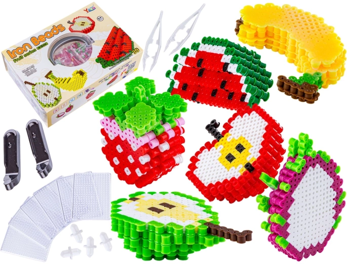 Perline da stirare 3D – frutta, set da 3000 pz