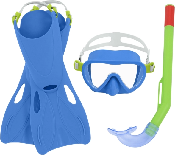 Set da snorkeling per bambini BESTWAY – maschera, boccaglio e pinne (mis. 24–27)