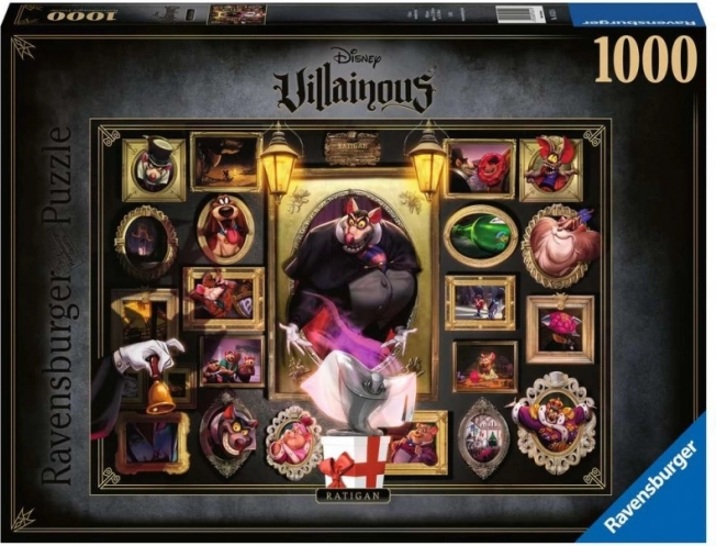 Puzzle Ravensburger Villainous: Ratigan 1000 pezzi