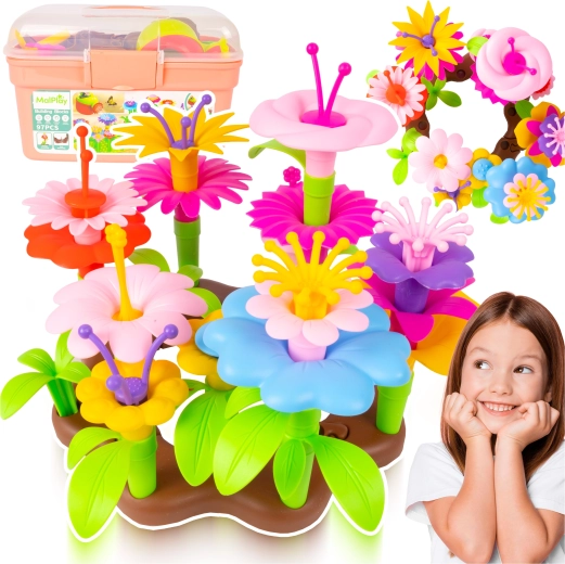 Set di costruzione fiori 97 pz DIY