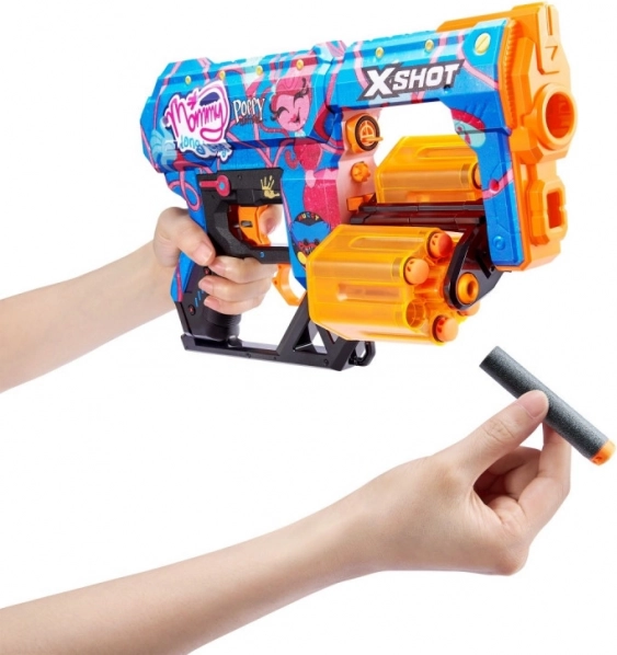 X-Shot Skins Dread Poppy Playtime – blaster in gommapiuma per bambini da 12 dardi