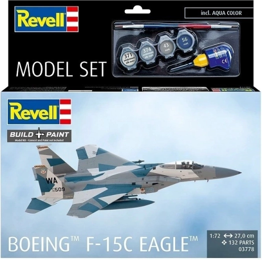 Modello in plastica Boeing F-15C Eagle 1:72 set iniziale