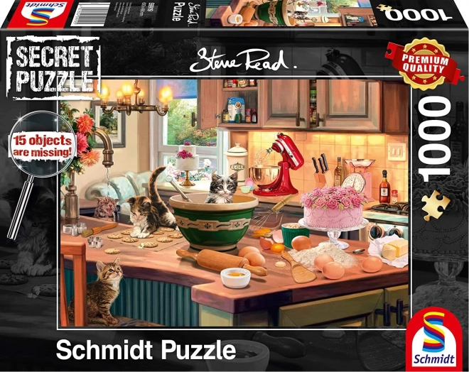 Schmidt secret puzzle sul tavolo della cucina 1000 pezzi
