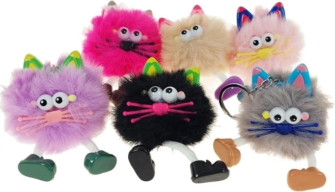 Portachiavi in peluche omino