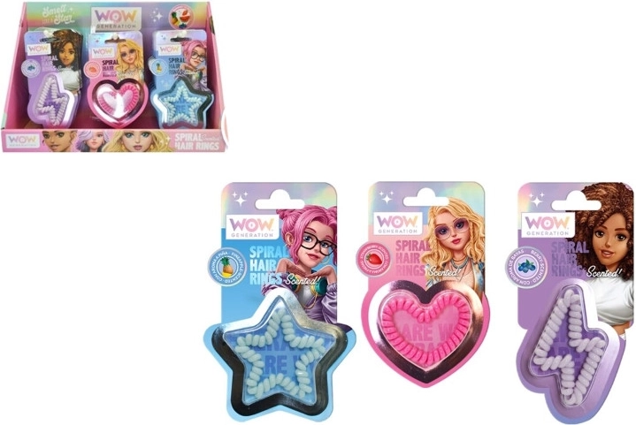 Elastici profumati a spirale per capelli WOW
