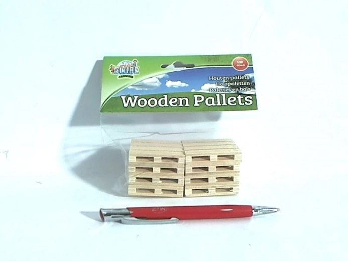 Pallet in legno 1:32 (8 pz)