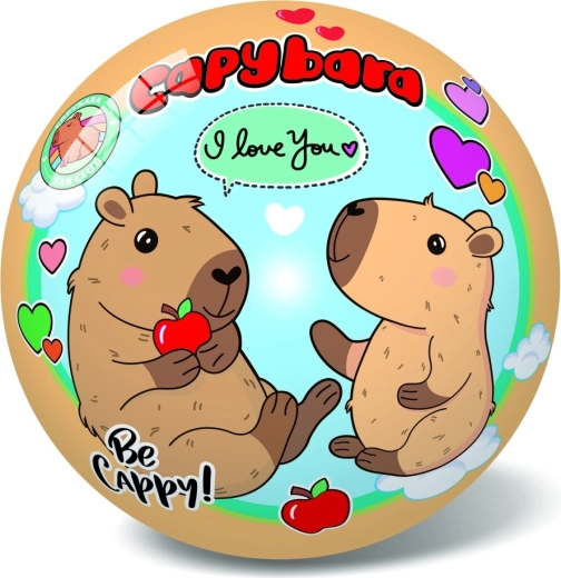 Palla con motivo capibara 14 cm