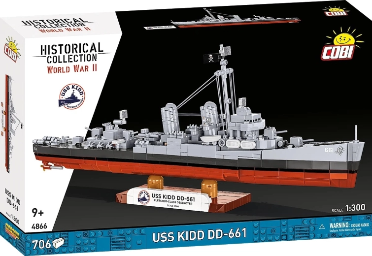 Kit di costruzione COBI USS Kidd (DD-661)