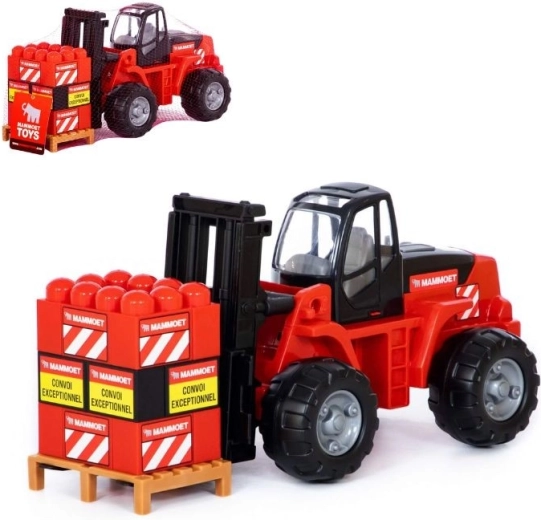 Maxi MAMMOET carrello elevatore con set di costruzione, 15 pezzi