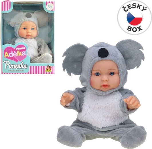 Bambola con costume da koala 22,5 cm