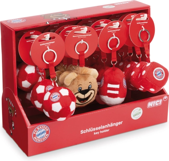 Portachiavi in peluche NICI FC Bayern Monaco 7 cm