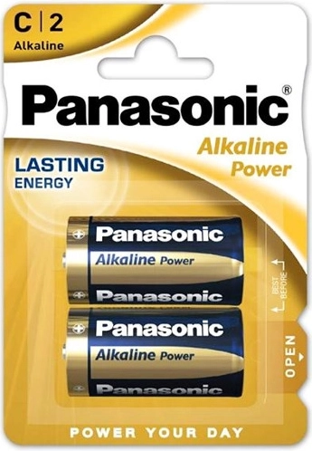 Panasonic Alkaline Power LR14 C batterie, 2 pz