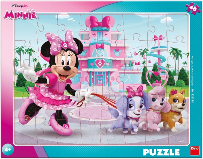 Puzzle Minnie con cagnolini 40 pezzi DINO