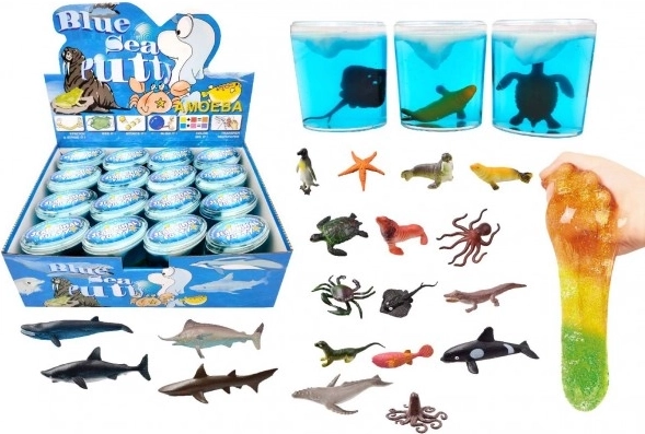 Slime con animaletto marino