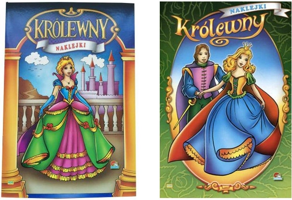 Album da colorare con adesivi – principesse