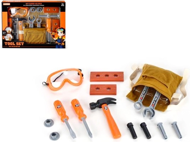 Set di attrezzi con borsa per piccoli tuttofare
