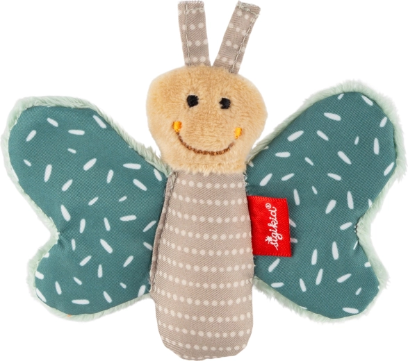 Sigikid primo peluche coccoloso farfalla frusciante verde