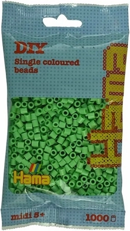 Perline termoadesive Hama MIDI verde prato 1000 pz