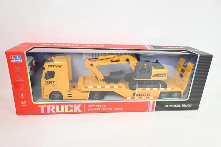 Camion bisarca con escavatore radiocomandato – set