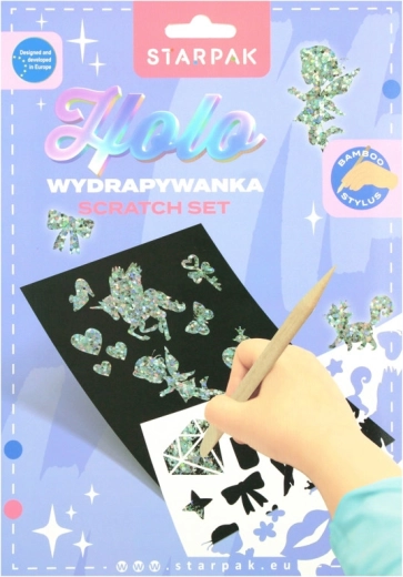 Kit di gratta e scopri olografico - 1 pezzo