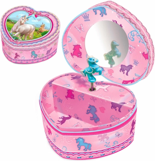 Portagioie musicale unicorno a cuore