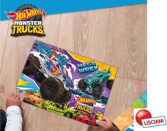 Puzzle Hot Wheels da 48 pezzi 35 × 25 cm