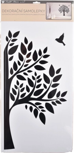 Adesivo murale Albero nero 32 × 60 cm