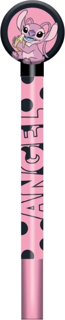 Topper in legno Disney per matita Stitch e Angel