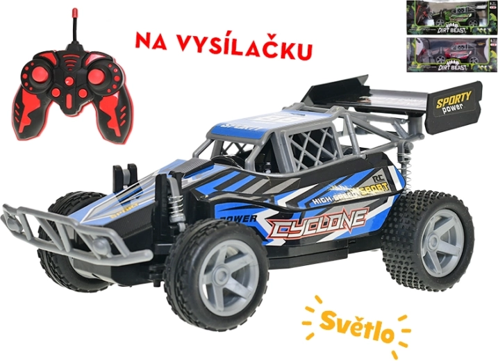 Buggy fuoristrada RC 25 cm con controllo completo ed effetti luminosi