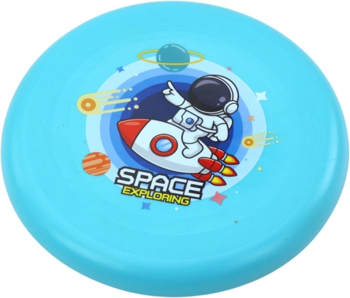 Disco Volante Frisbee Cosmonauta Blu 20cm