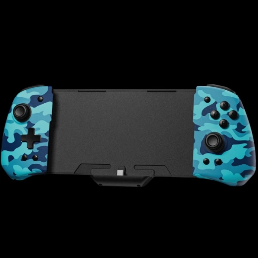 FUNLAB Luminpad Gripcon wireless per Nintendo Switch, mimetico blu
