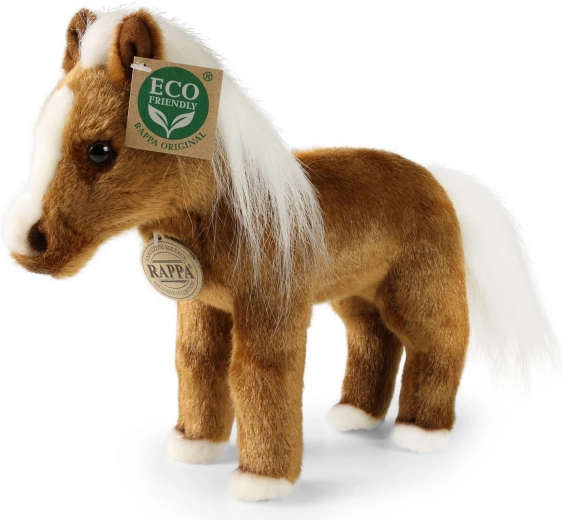 Cavallo di peluche ECO Friendly marrone 23 cm