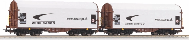 Set di vagoni coperti Shimmns della compagnia ferroviaria Slovacchia