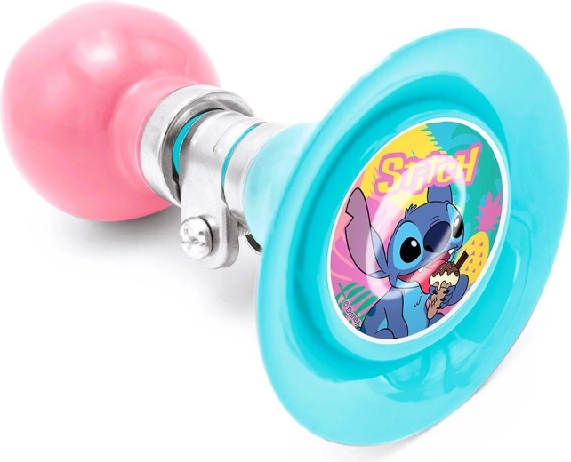 Clacson per bici da bambini Stitch rosa-turchese - 1 pezzo