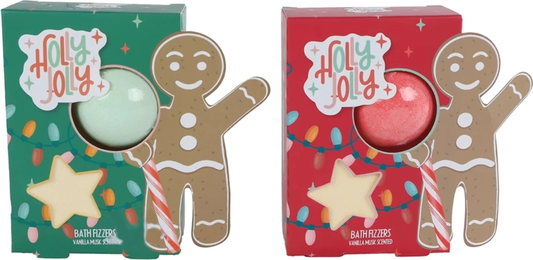 Set regalo natalizio di bombe da bagno effervescenti