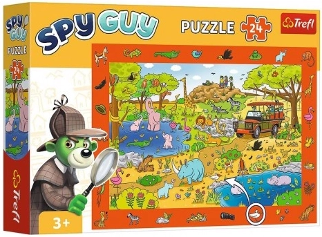 Puzzle di osservazione SPY GUY Safari 24 pezzi